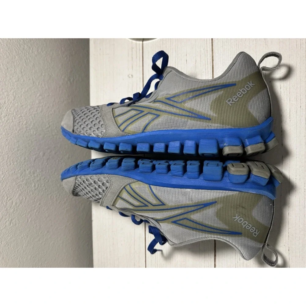 Reebok Men's RealFlex Strength Transition Training Shoes Gray Royal Blue Size 11
